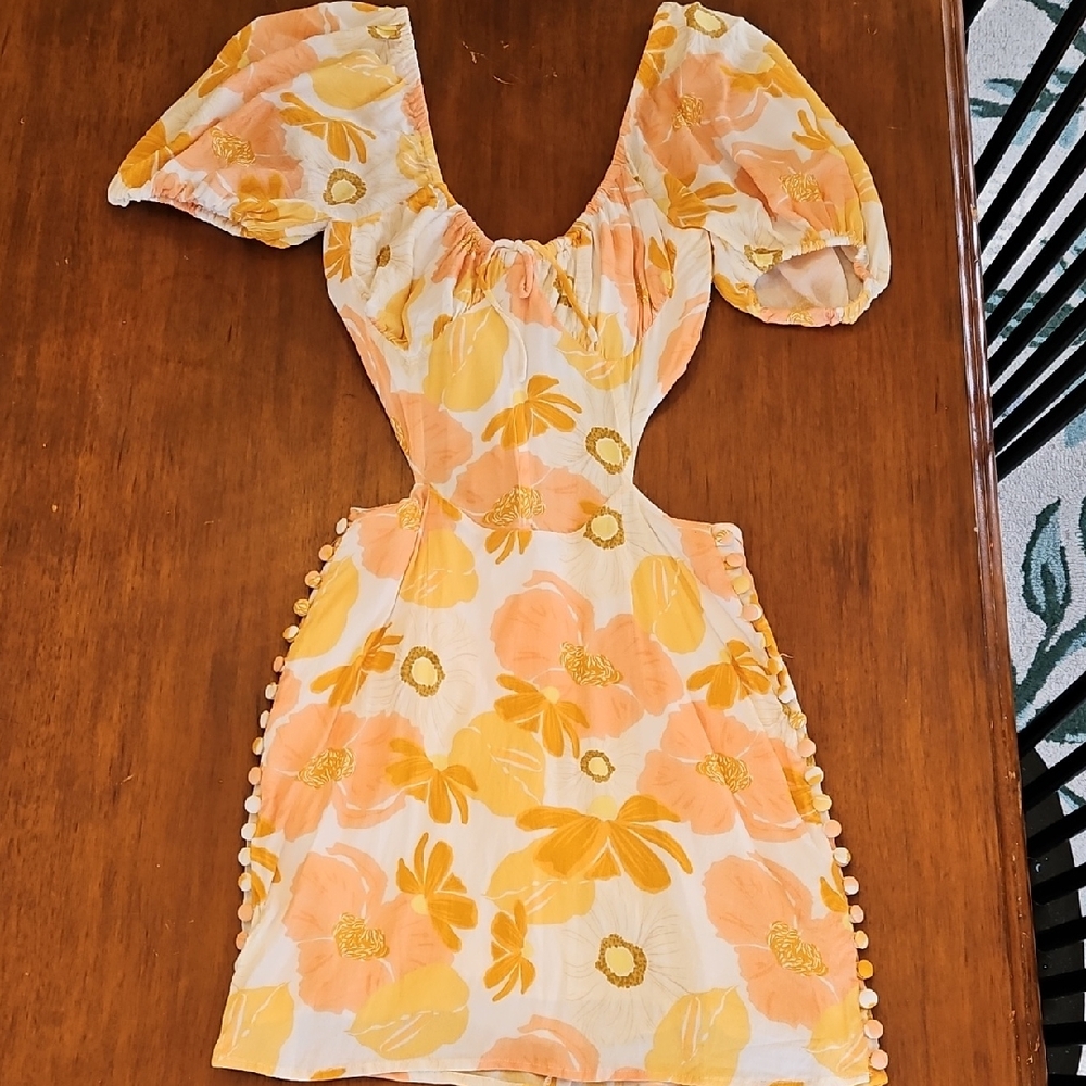 Floral Puff Sleeve Dress
